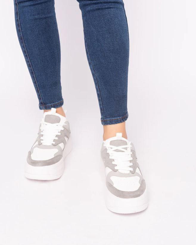 ZAPATILLAS URBANAS MUJER HASSELT  PLOMO - 2