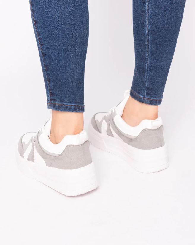 ZAPATILLAS URBANAS MUJER HASSELT  PLOMO - 3