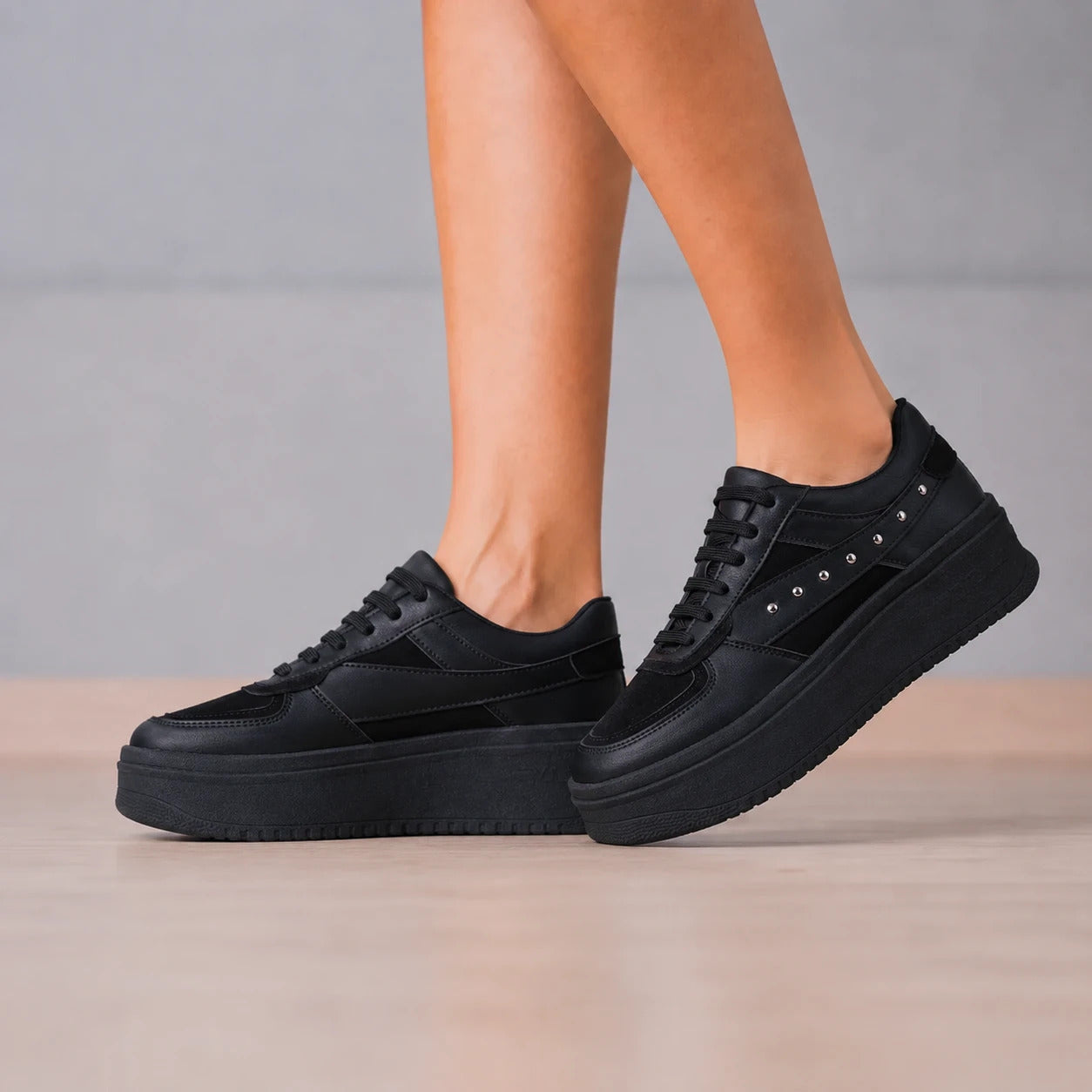 ZAPATILLAS URBANAS MUJER CORDOBA NEGRO - 6
