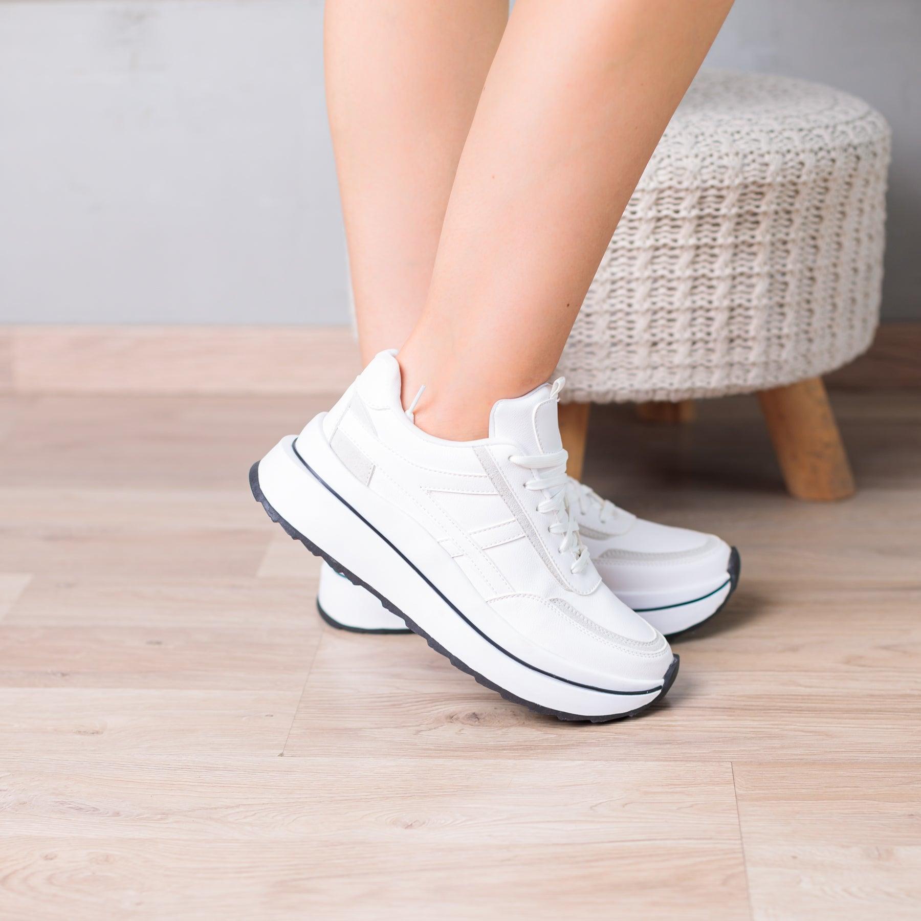 ZAPATILLAS URBANAS MUJER LE MANS BLANCO - 1