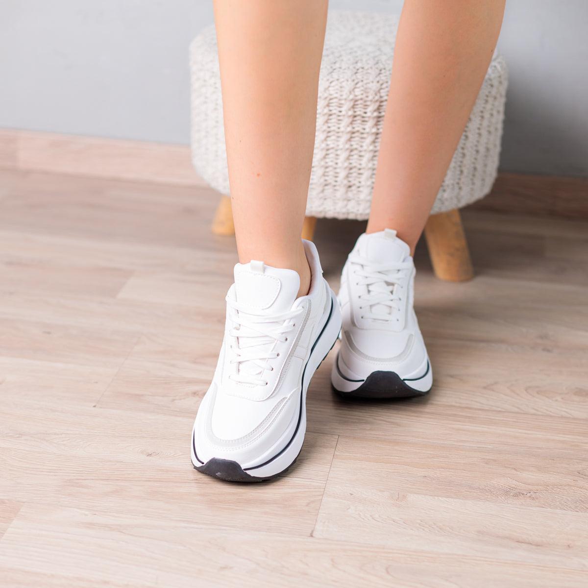 ZAPATILLAS URBANAS MUJER LE MANS BLANCO - 2