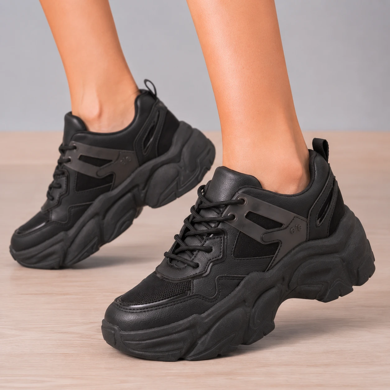 ZAPATILLAS URBANAS MUJER BRASILIA NEGRO - 1
