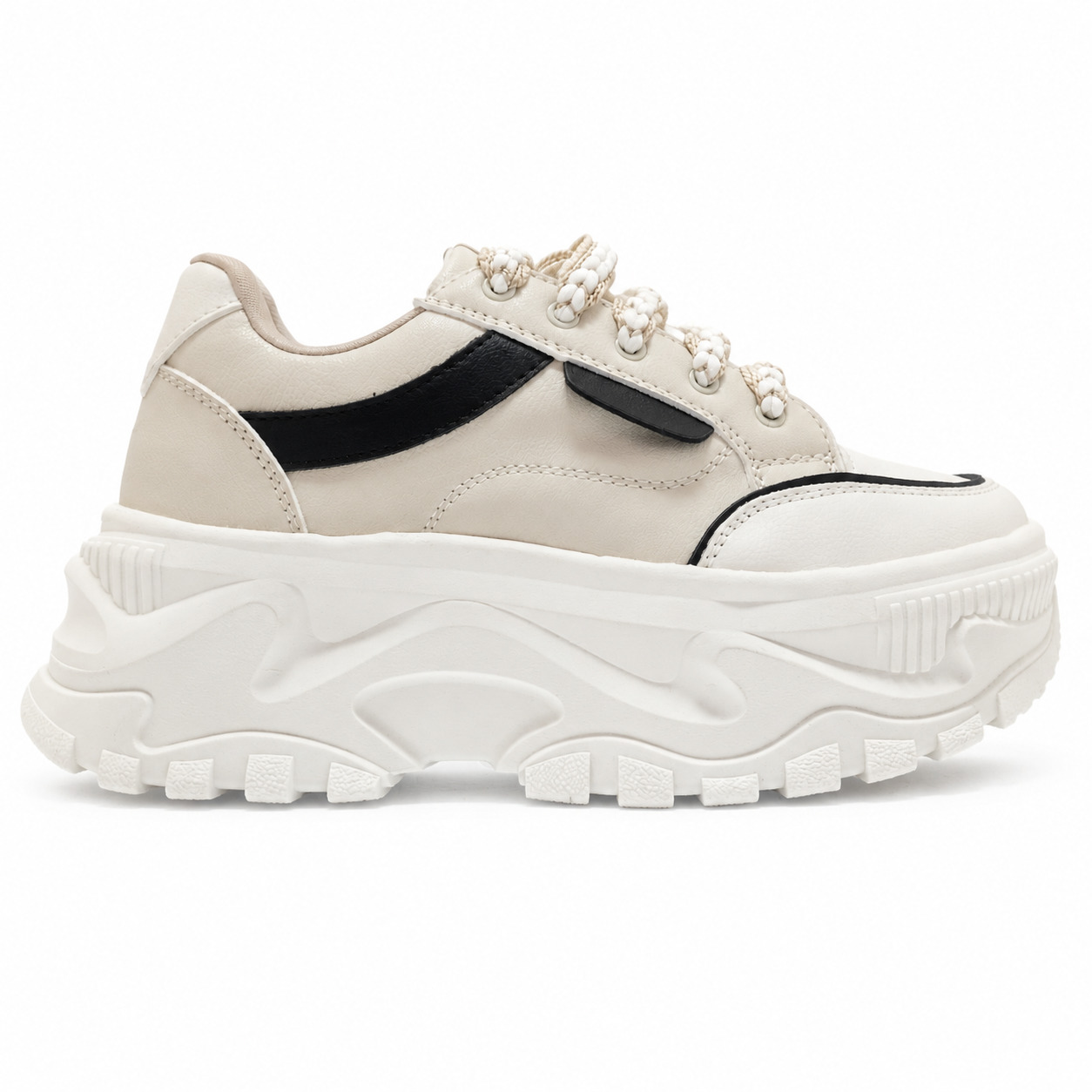 ZAPATILLAS URBANAS MUJER WEMBY BEIGE - 2