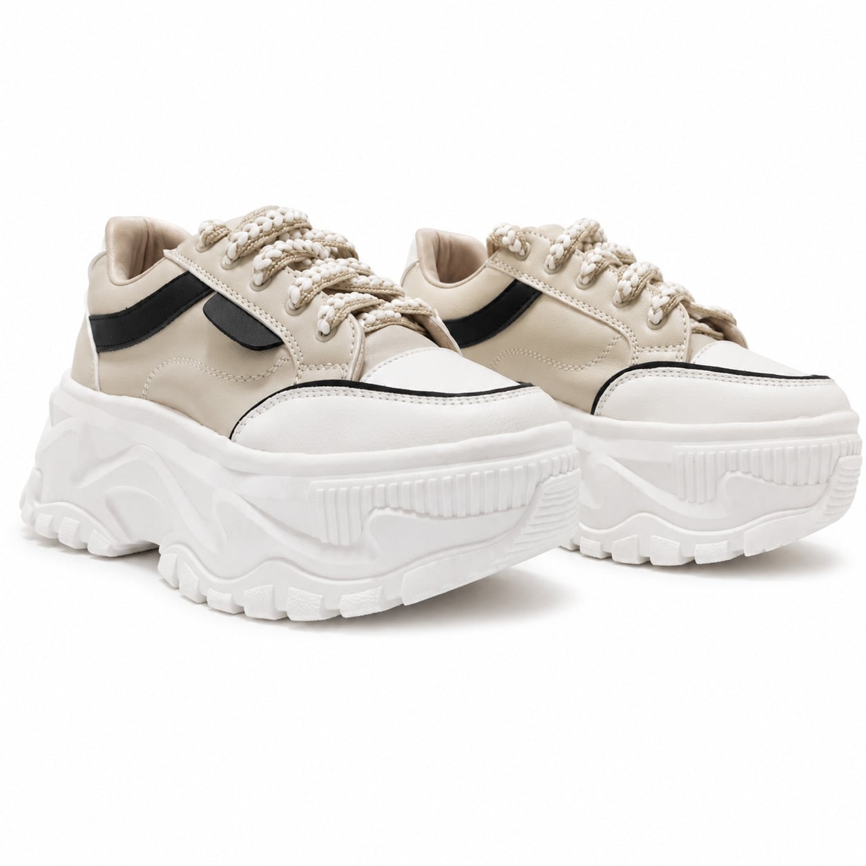 ZAPATILLAS URBANAS MUJER WEMBY BEIGE - 3