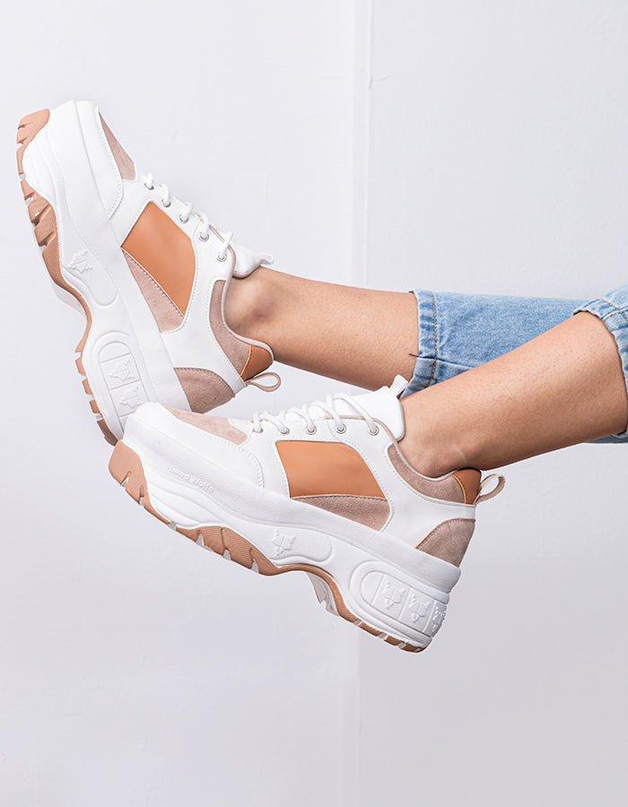 ZAPATILLAS URBANAS MUJER WOLF CAMEL - 1