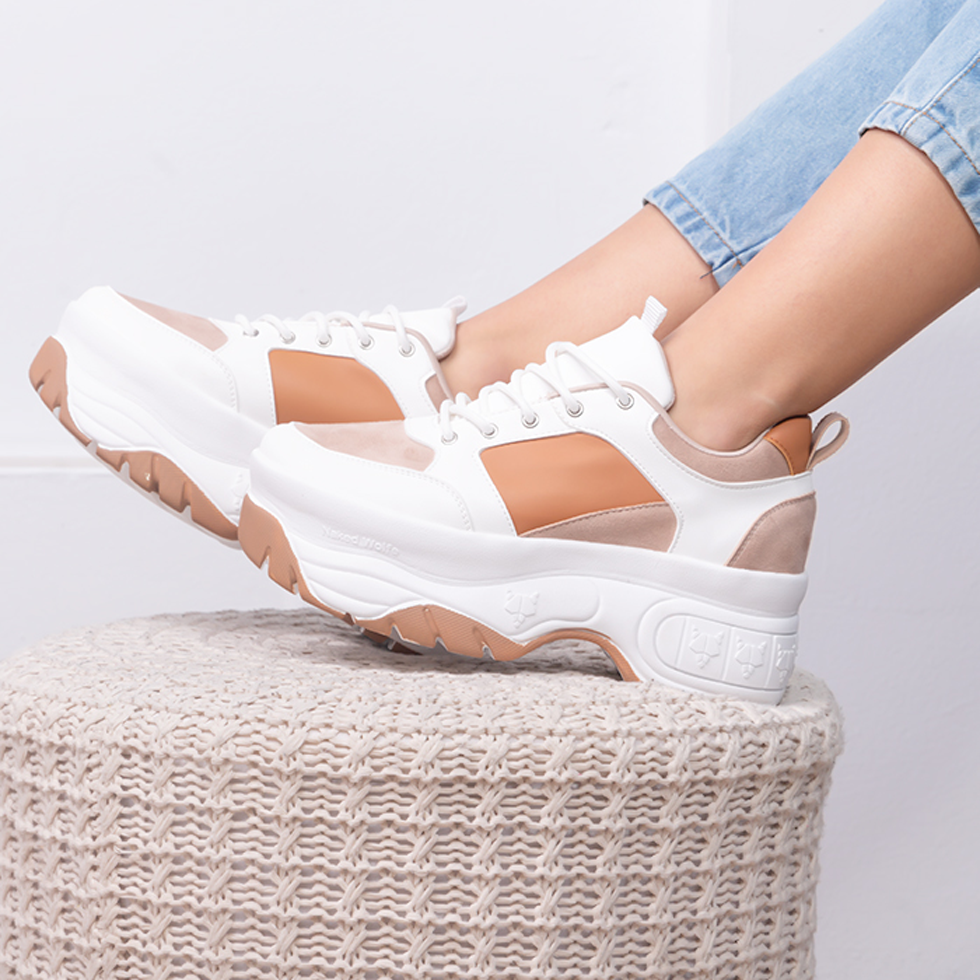 ZAPATILLAS URBANAS MUJER WOLF CAMEL - 2
