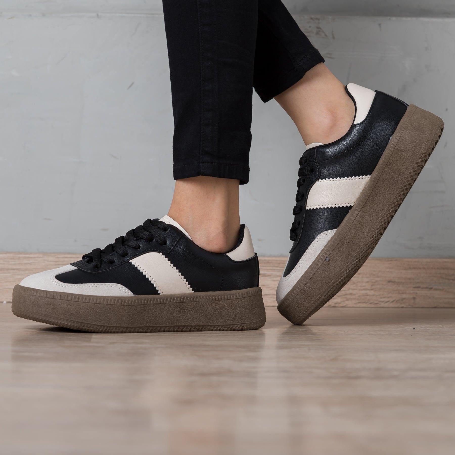 ZAPATILLAS URBANAS MUJER SAMIRA BEIGE - 1