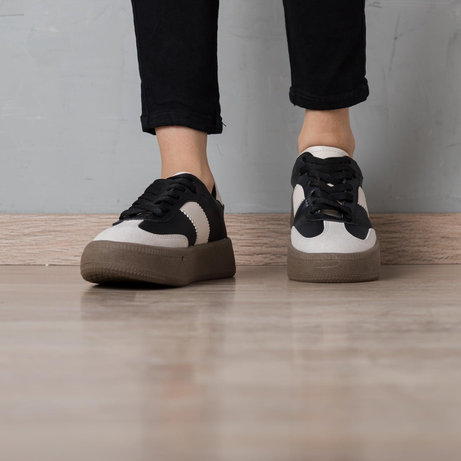 ZAPATILLAS URBANAS MUJER SAMIRA BEIGE - 2