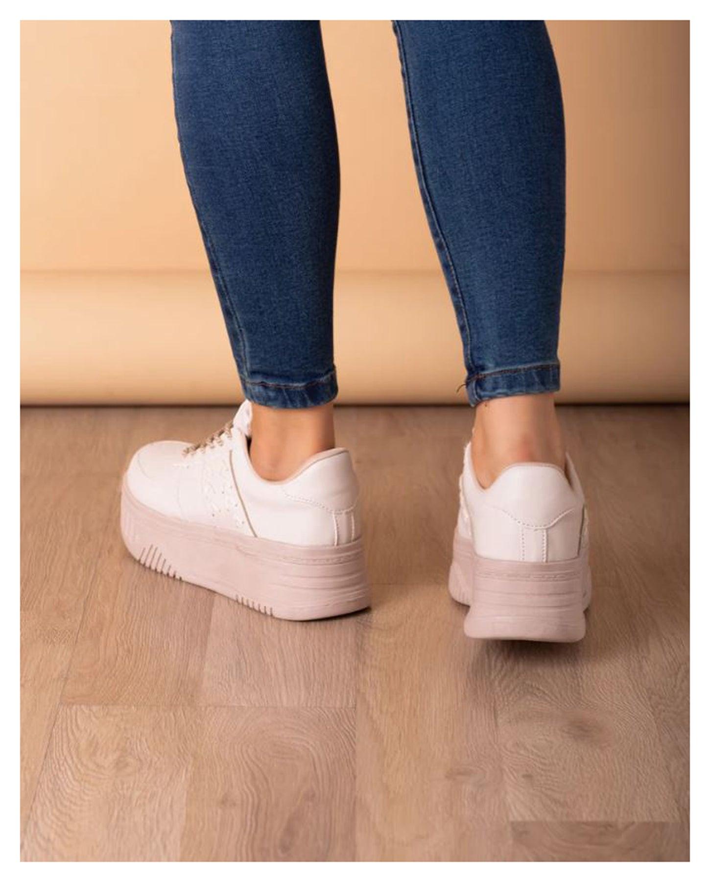 ZAPATILLAS URBANAS MUJER BREST BEIGE - 3