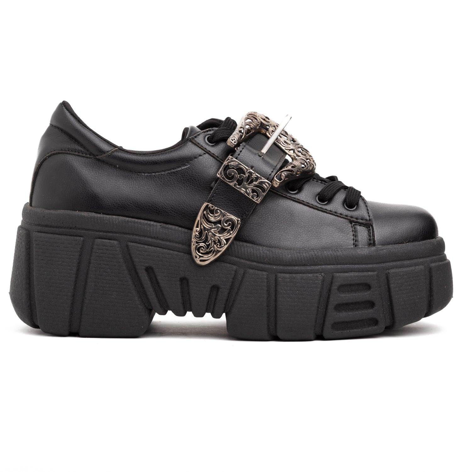 ZAPATILLAS URBANAS MUJER KONYA NEGRO - 4