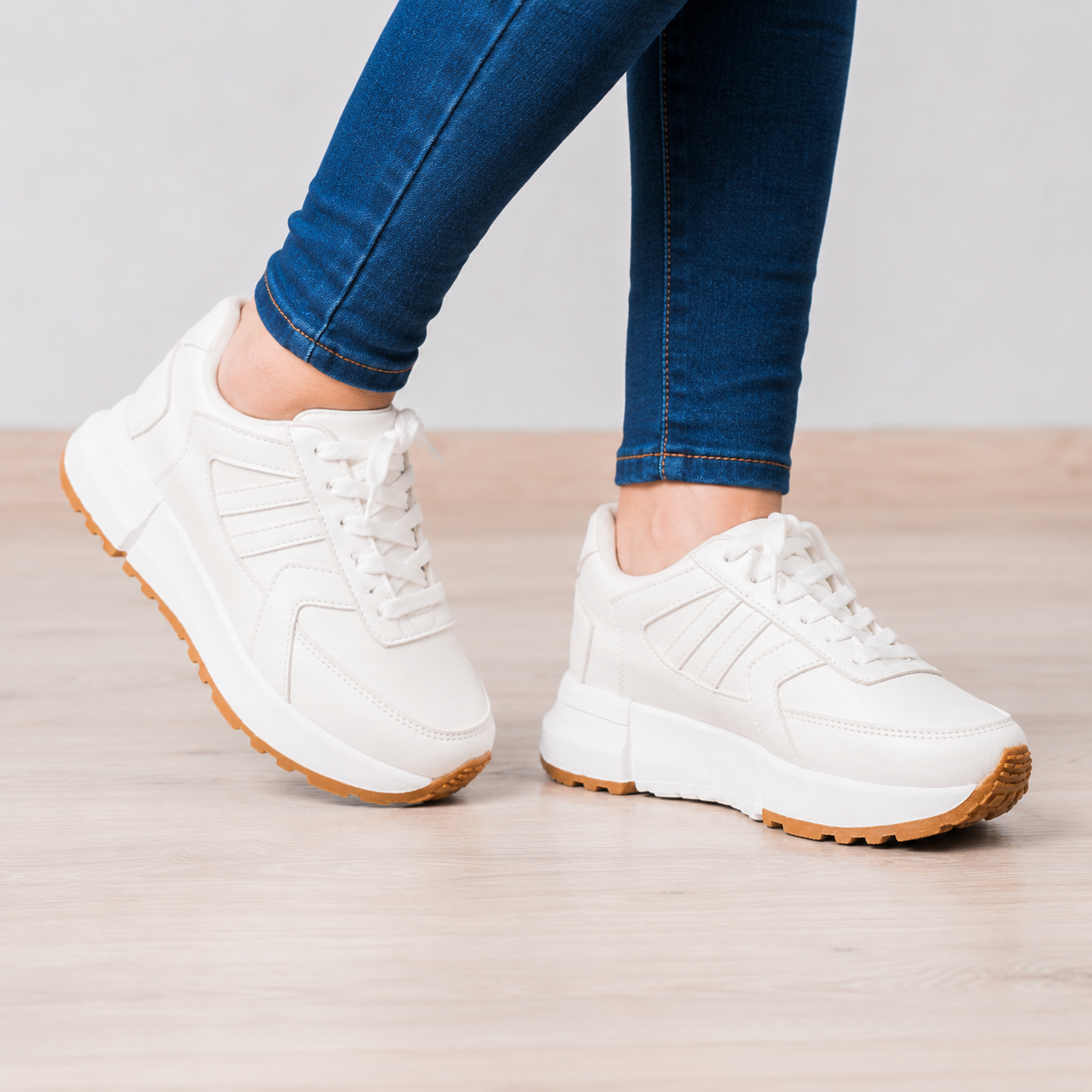 ZAPATILLAS URBANAS MUJER BOSNI BLANCO - 7
