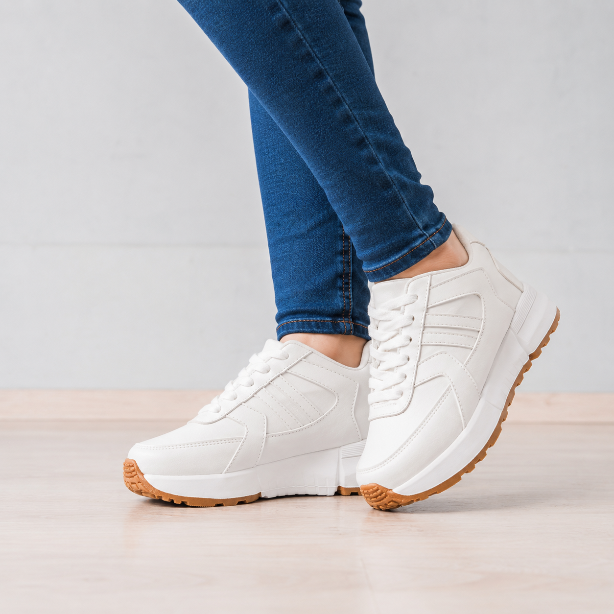 ZAPATILLAS URBANAS MUJER BOSNI BLANCO - 8