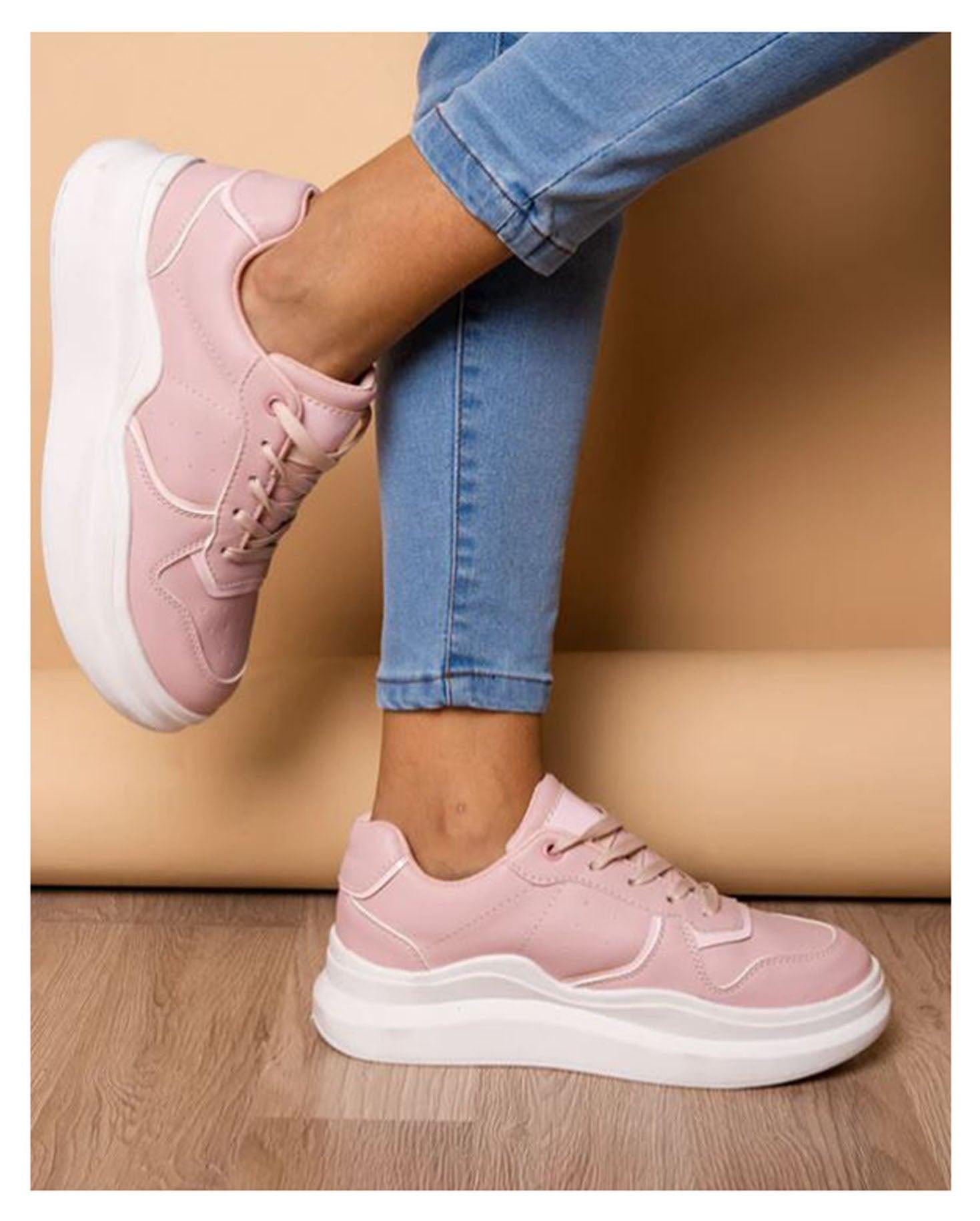 ZAPATILLAS URBANAS MUJER SAN BLAS ROSADO - 1