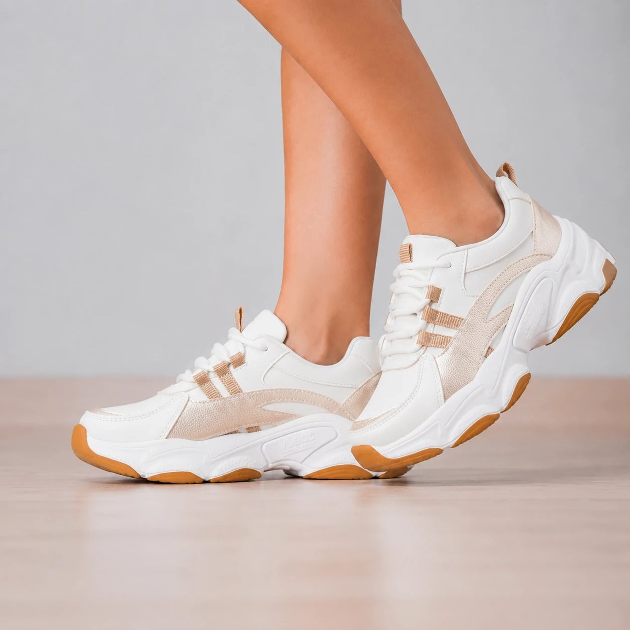 ZAPATILLAS URBANAS MUJER MUNICH BEIGE - 5