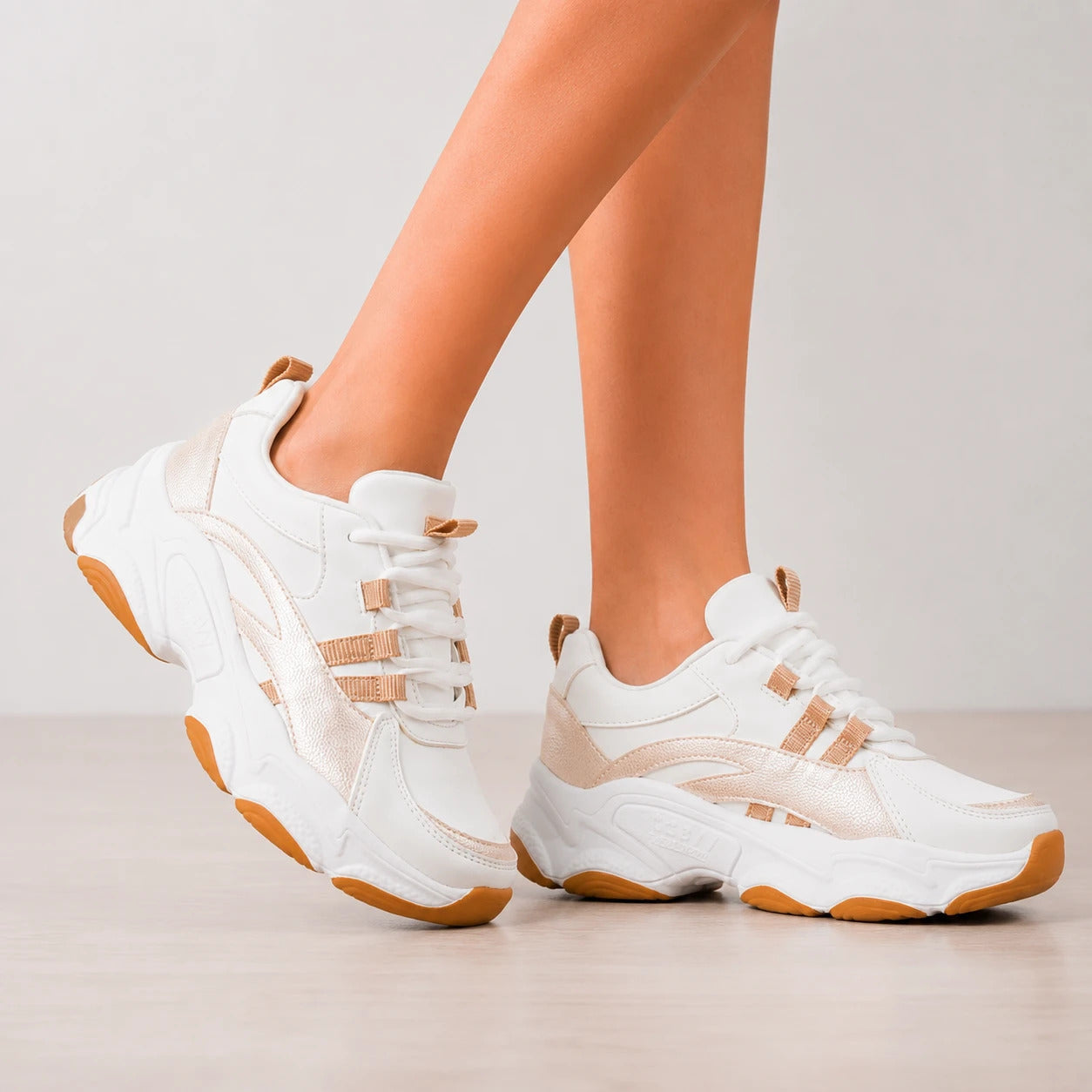 ZAPATILLAS URBANAS MUJER MUNICH BEIGE - 6