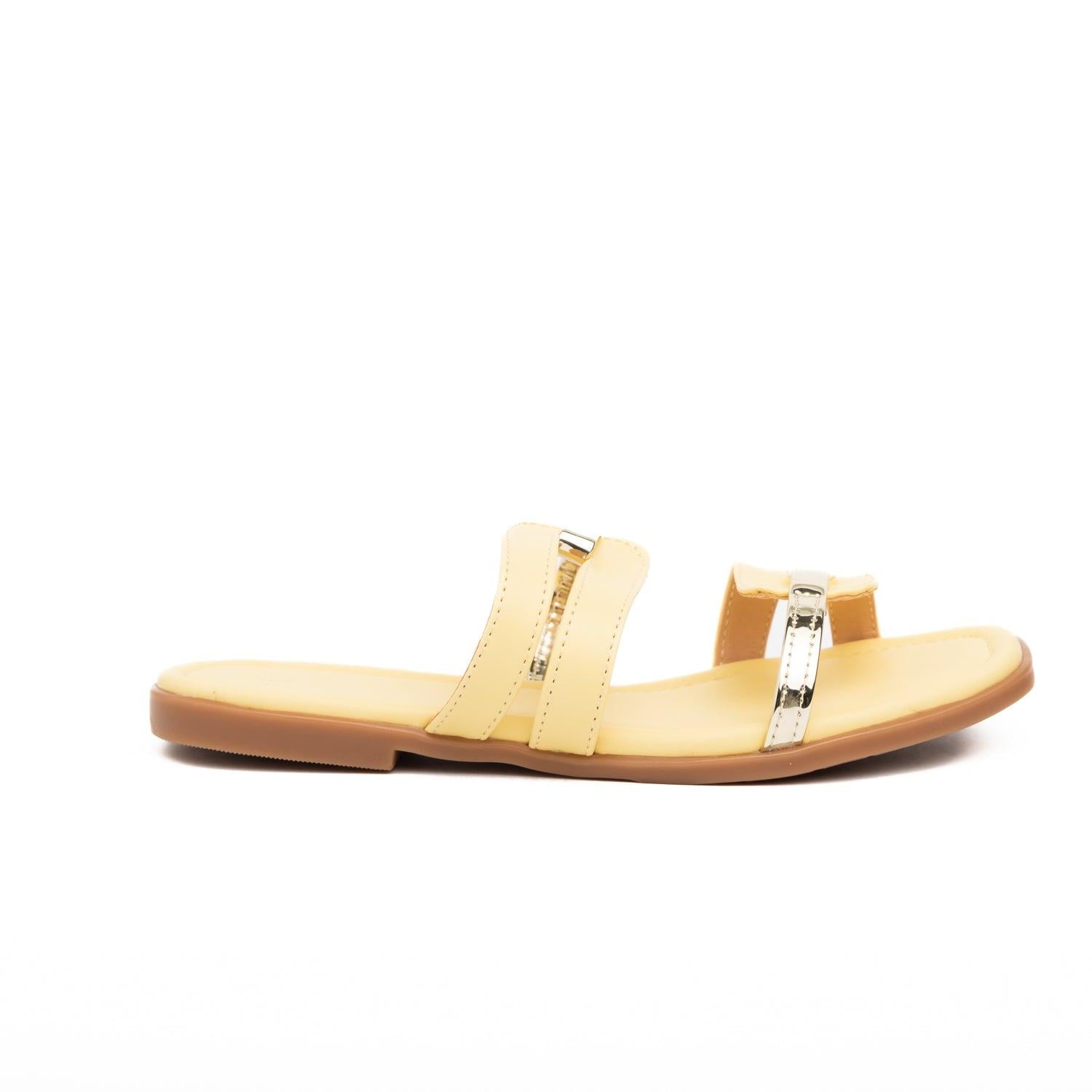 SANDALIAS CASUALES MUJER PONCE AMARILLO - 2