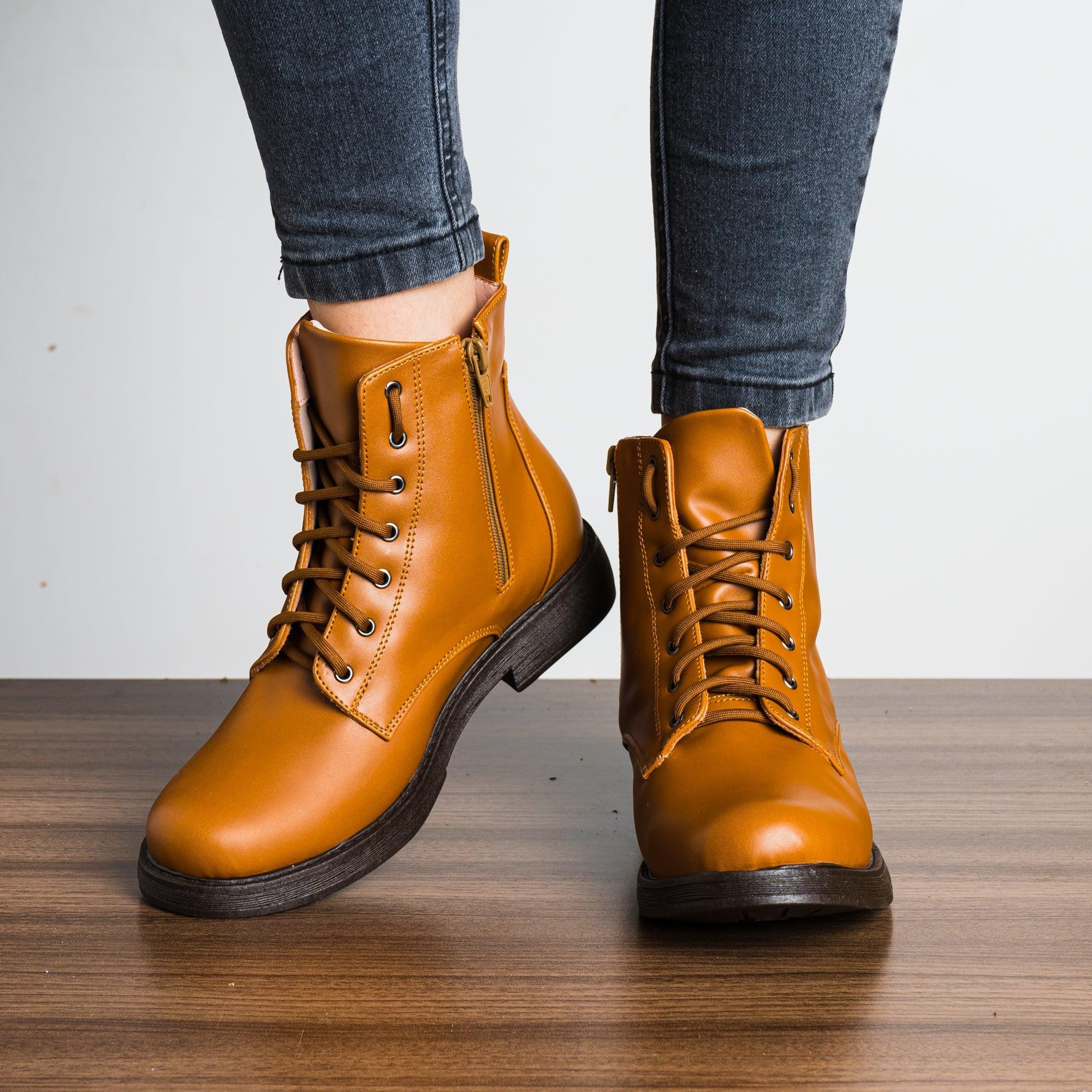 BOTAS MUJER ATHALIA CAMEL - 2