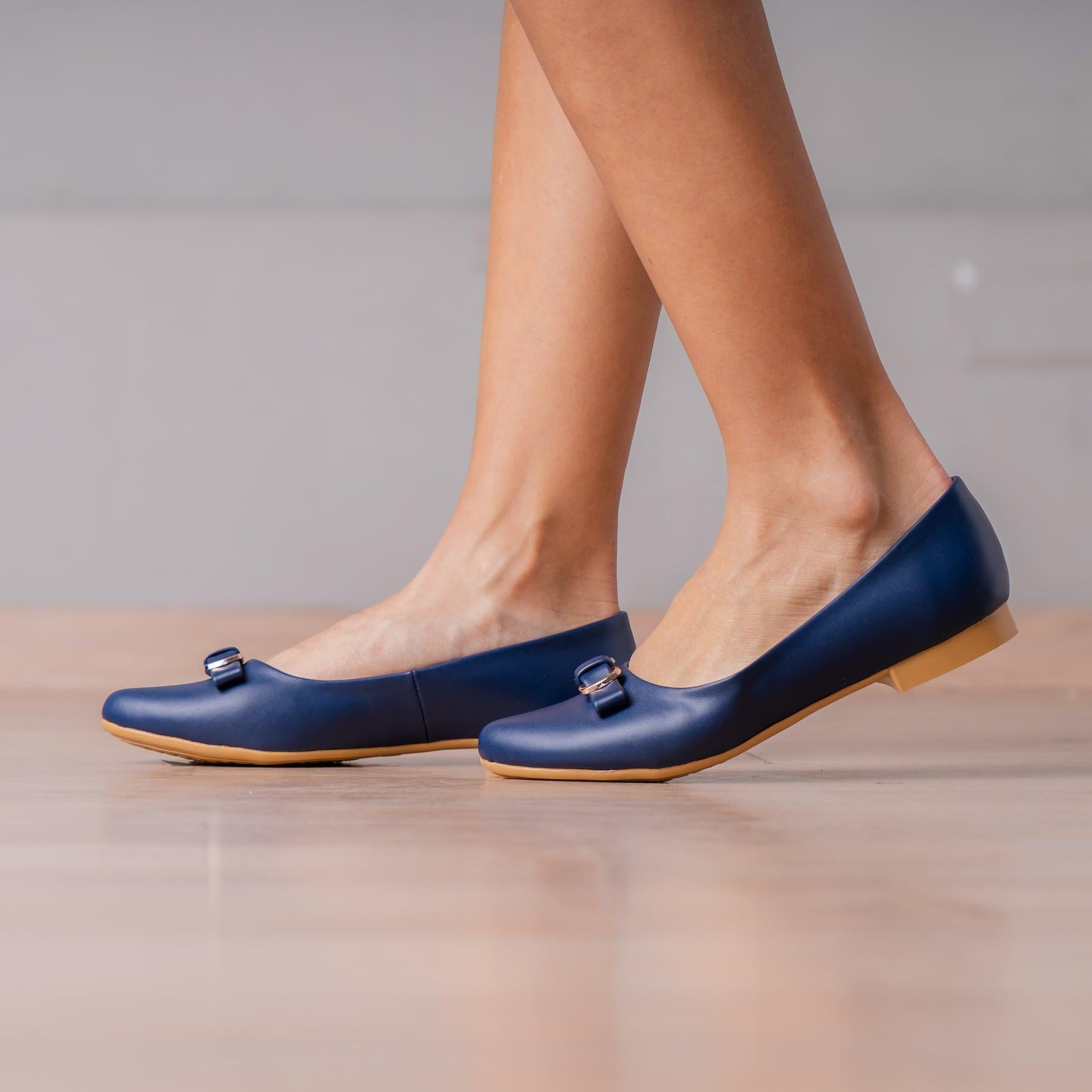 BALLERINAS MUJER AGNELA AZUL - 1