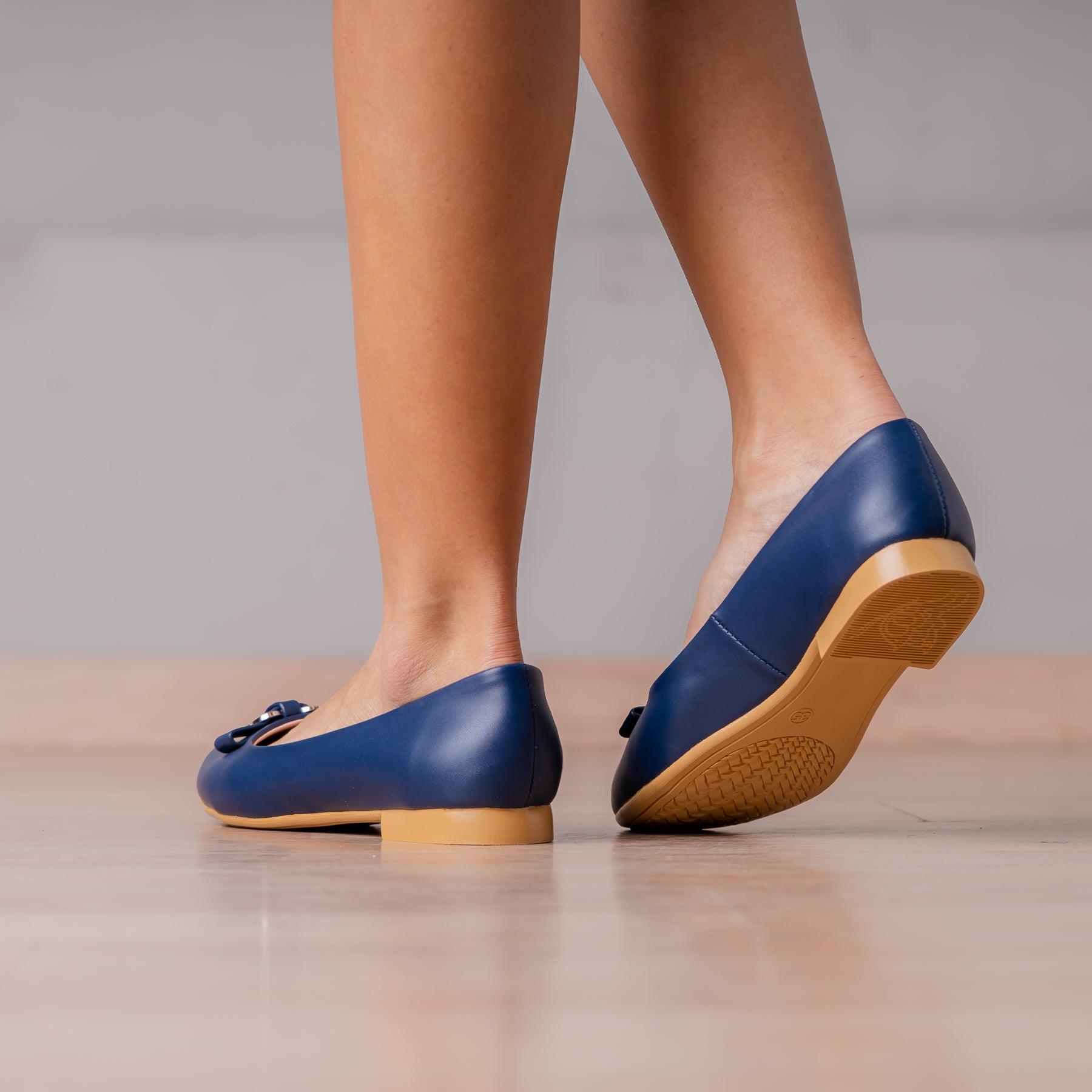 BALLERINAS MUJER AGNELA AZUL - 3