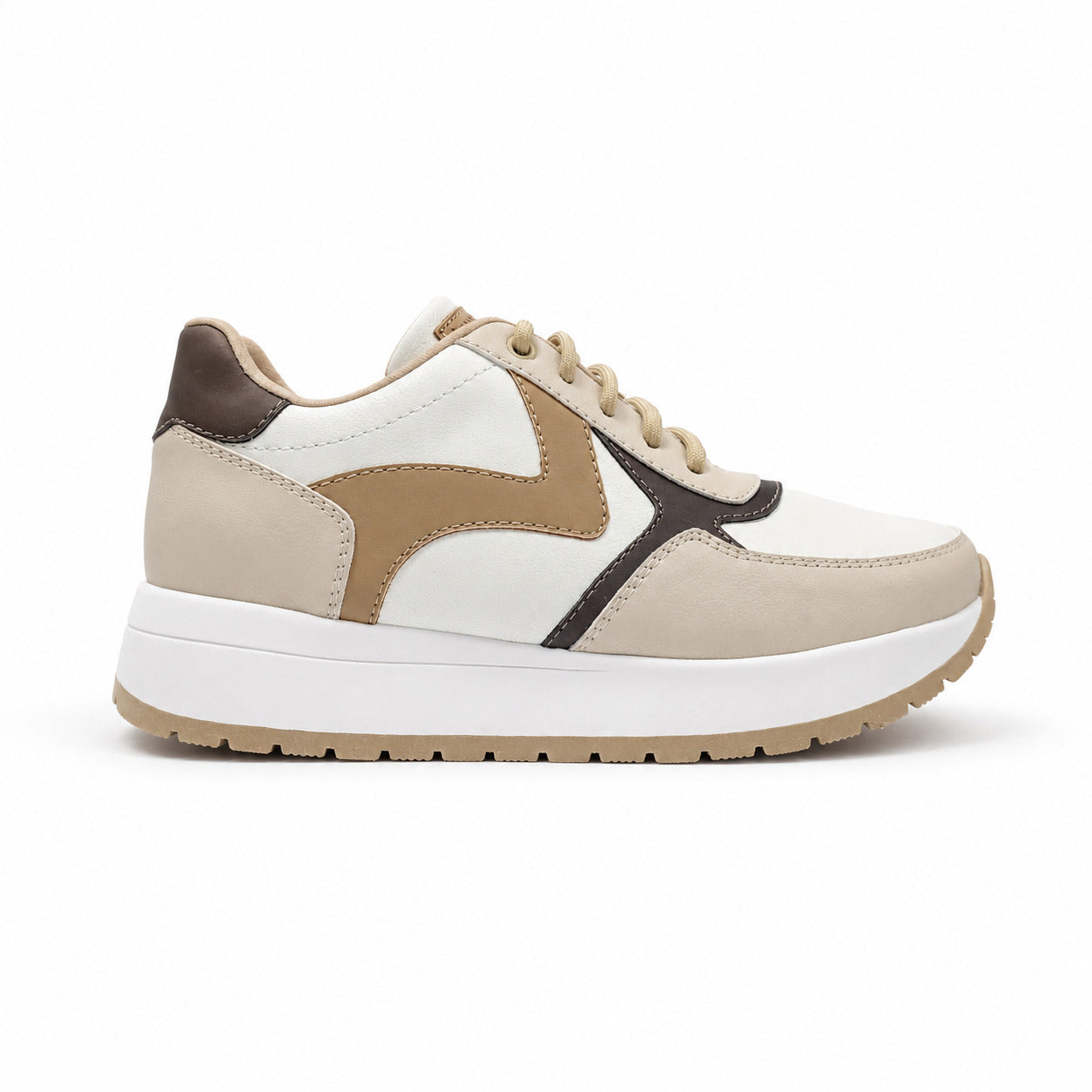 ZAPATILLAS URBANAS MUJER ZIGMA BEIGE - 2