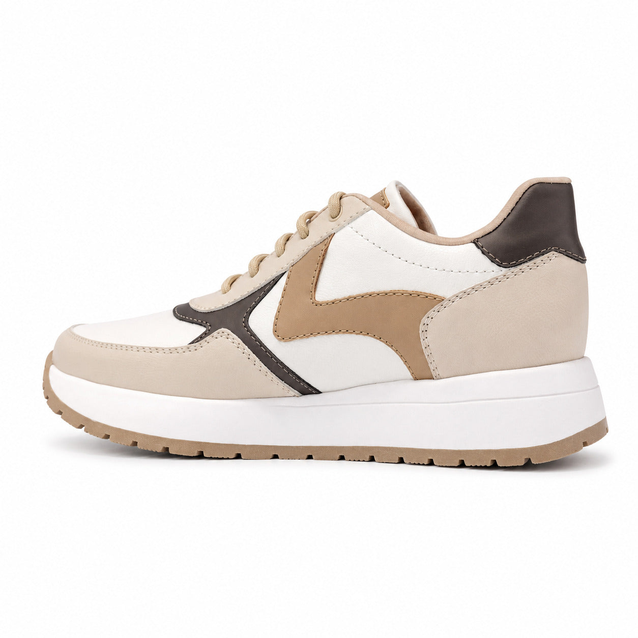 ZAPATILLAS URBANAS MUJER ZIGMA BEIGE - 4