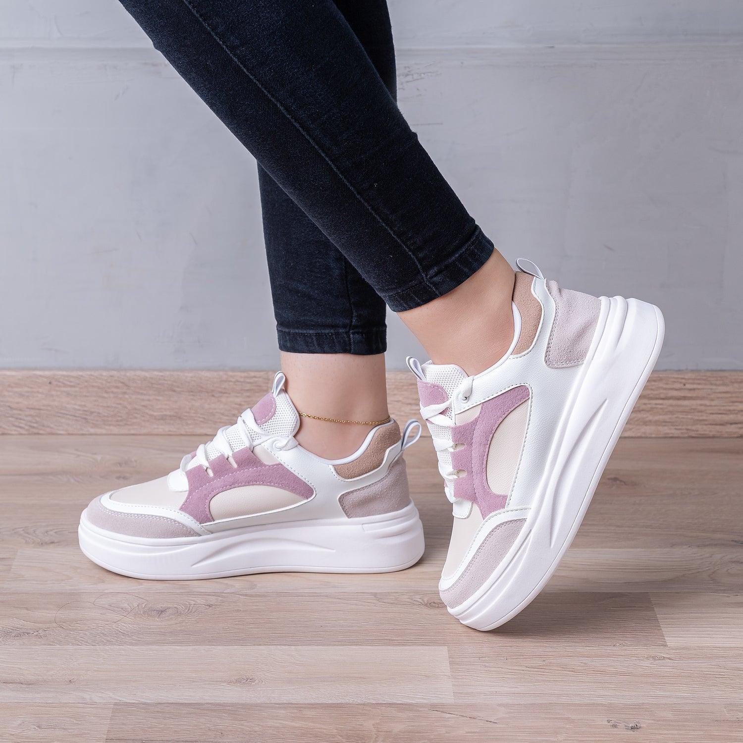ZAPATILLAS URBANAS MUJER BORJA LILA - 1