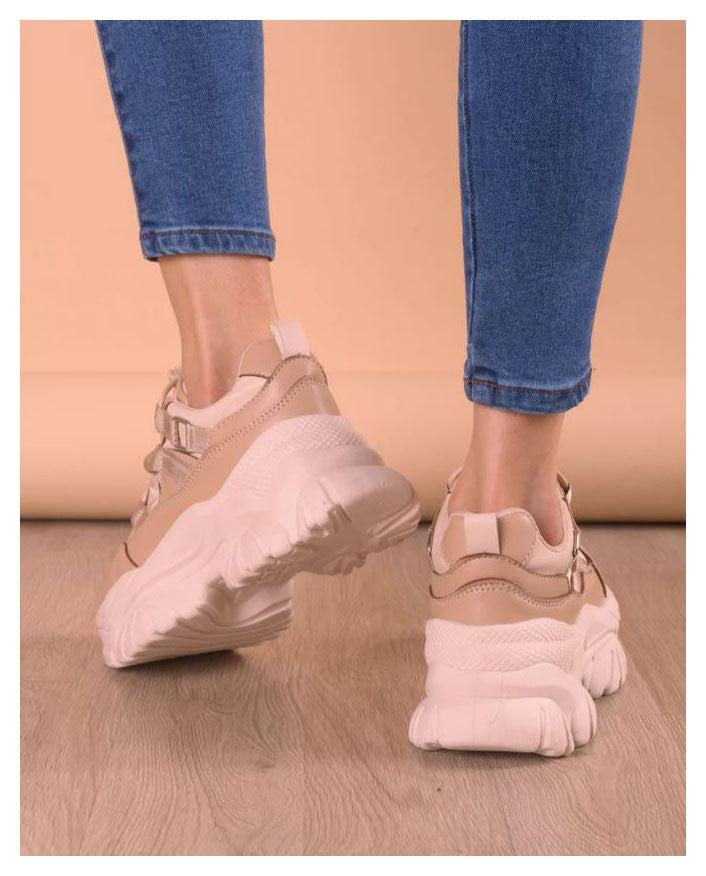 ZAPATILLAS URBANAS MUJER SAN ANTONIO BEIGE - 3