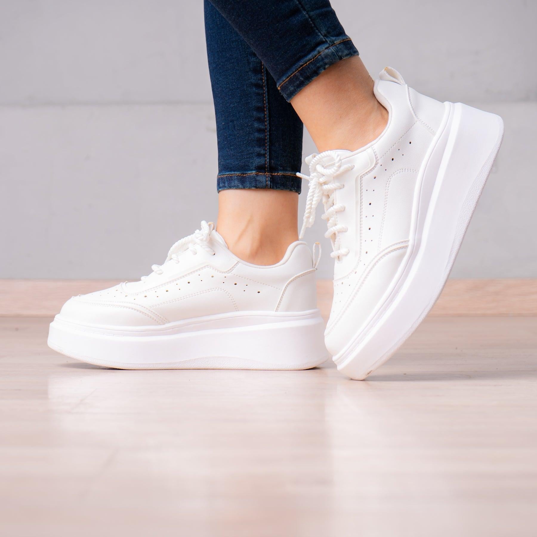 ZAPATILLAS URBANAS MUJER SARANDI BLANCO - 1