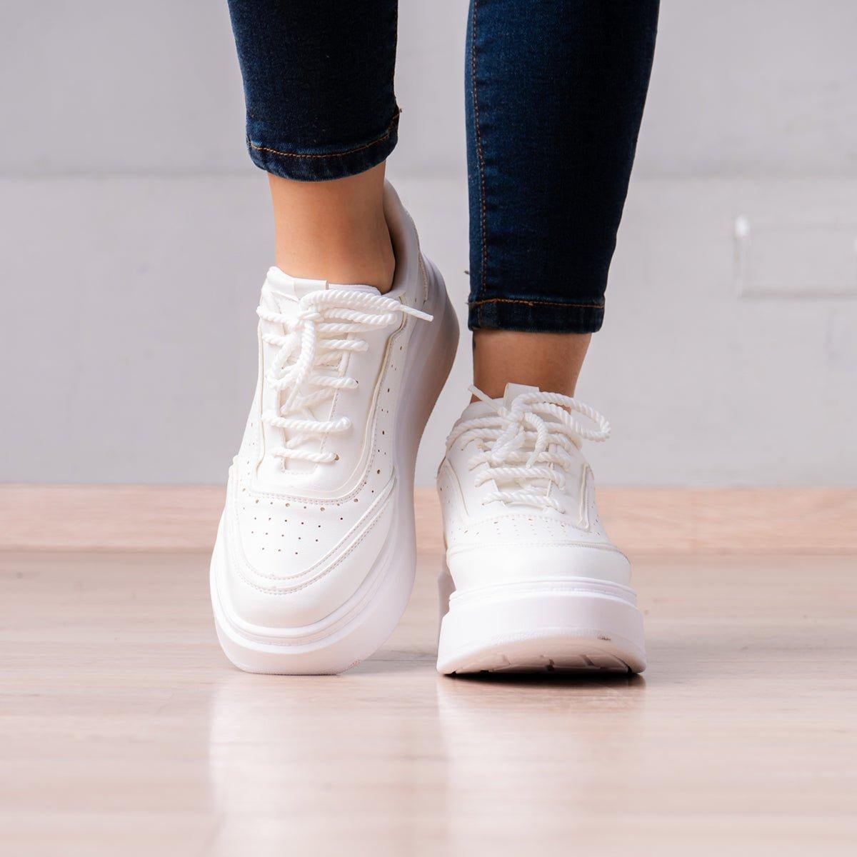 ZAPATILLAS URBANAS MUJER SARANDI BLANCO - 2
