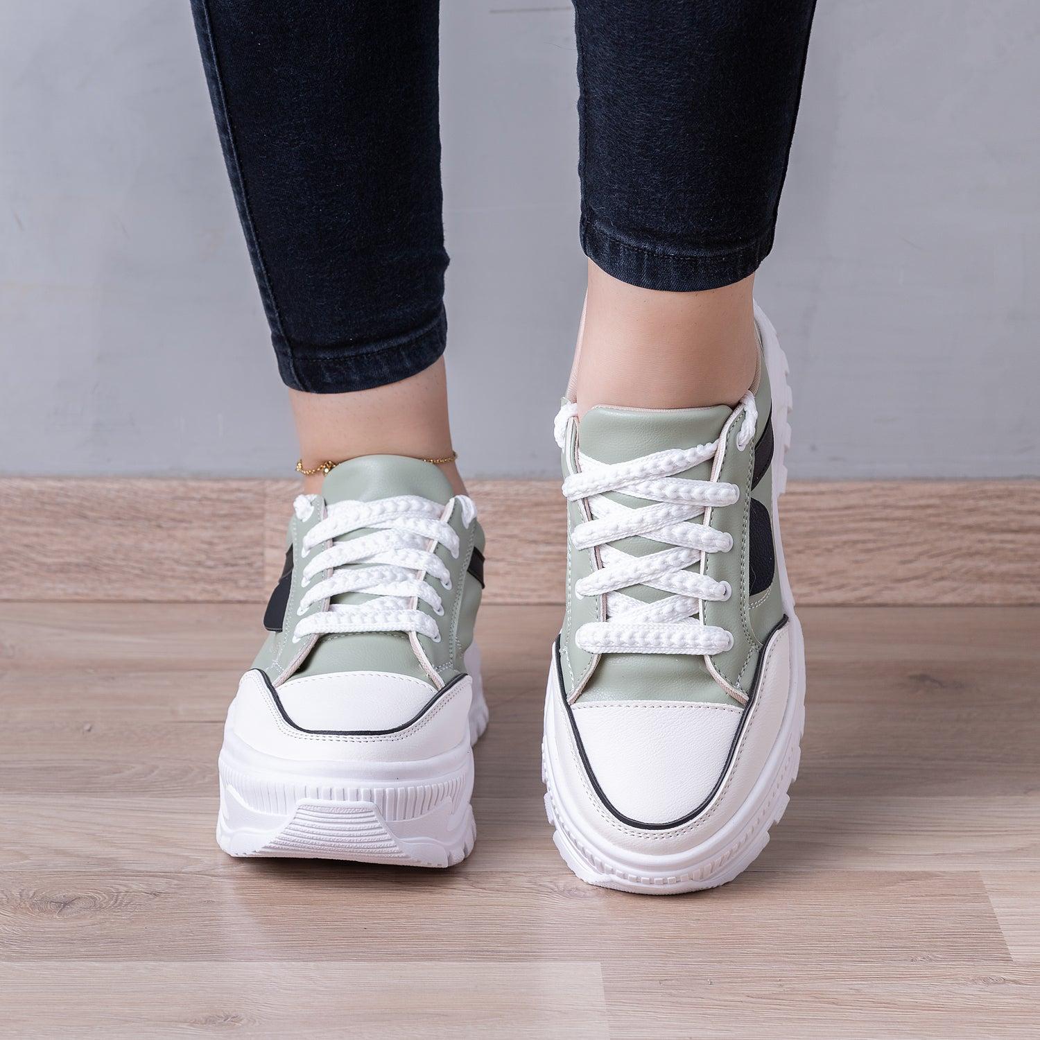 ZAPATILLAS URBANAS MUJER WEMBY VERDE - 2