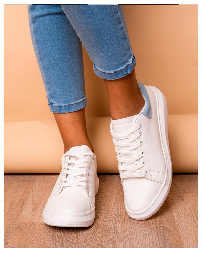 ZAPATILLAS URBANAS MUJER VIENA 2.0 CELESTE - 3