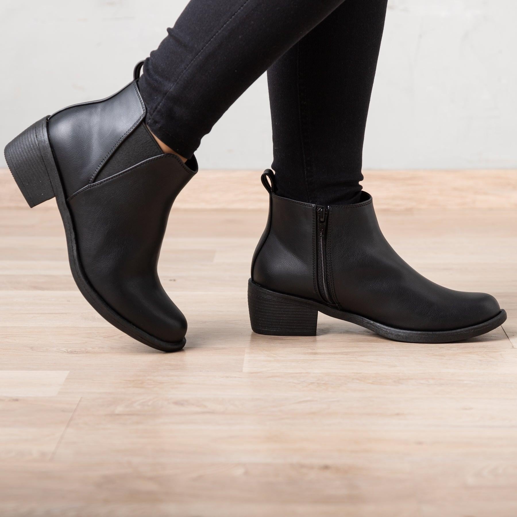 BOTINES MUJER VAQUET NEGRO - 1