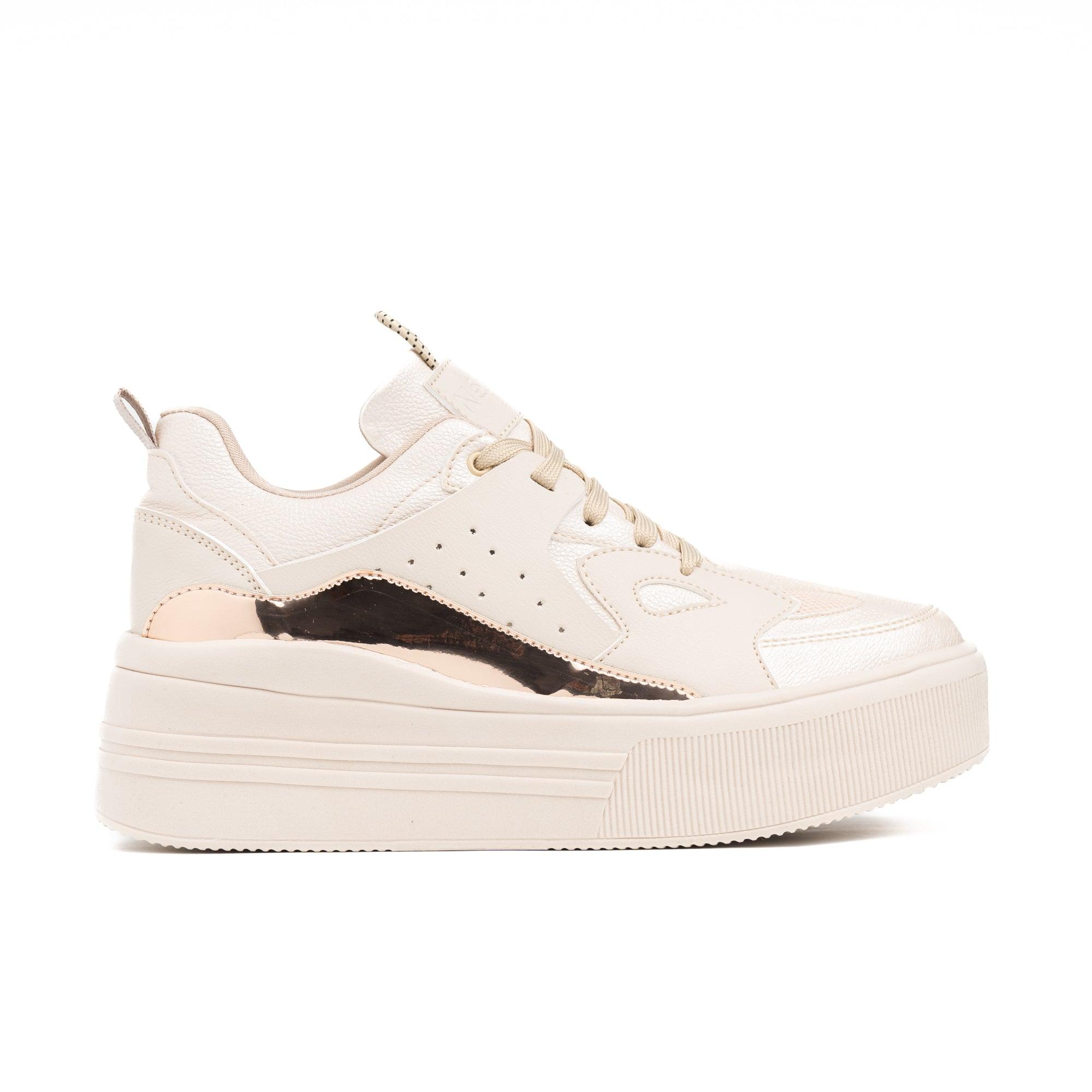 ZAPATILLAS URBANAS MUJER WARTHO DORADO - 4