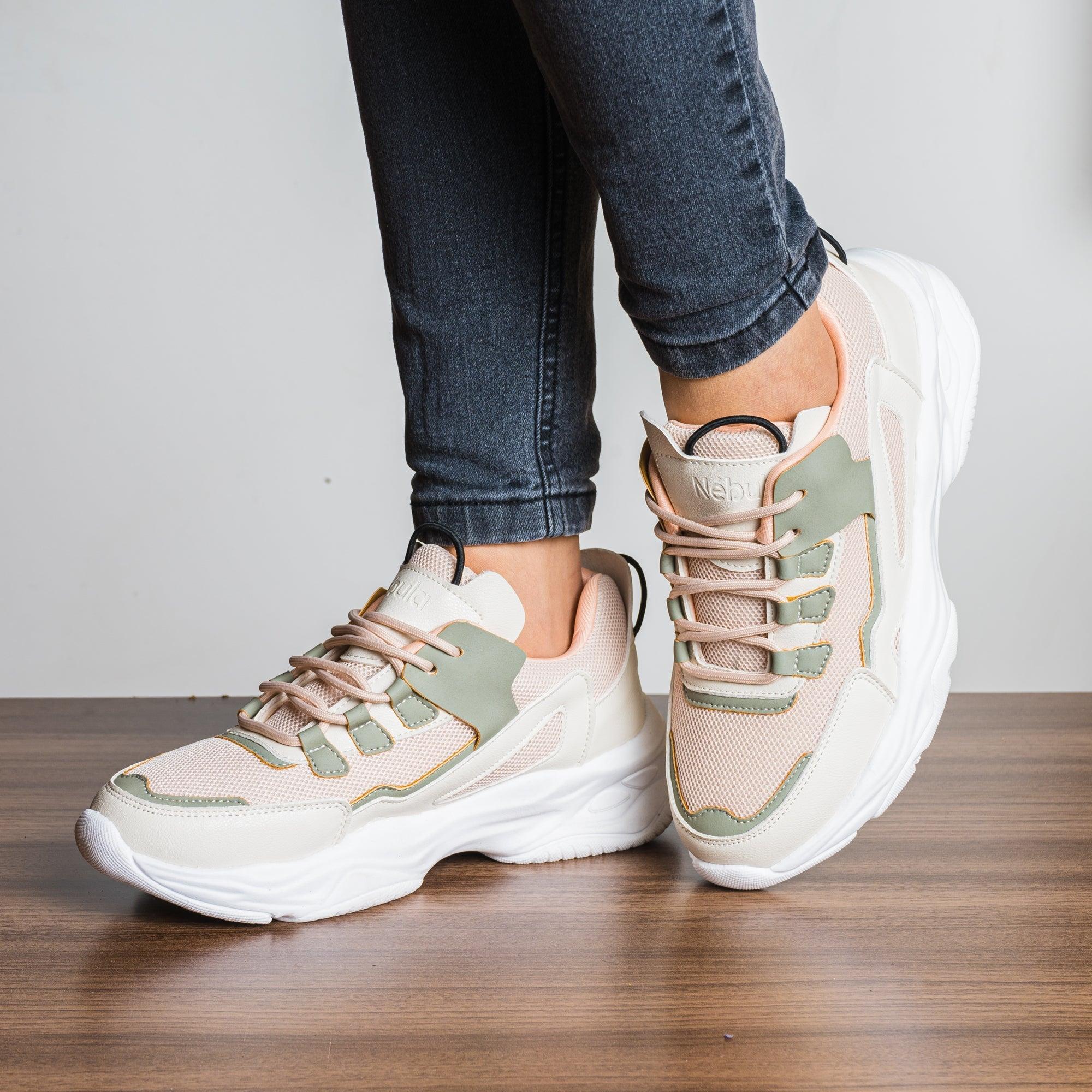 ZAPATILLAS URBANAS MUJER LESLY ROSADO - 1
