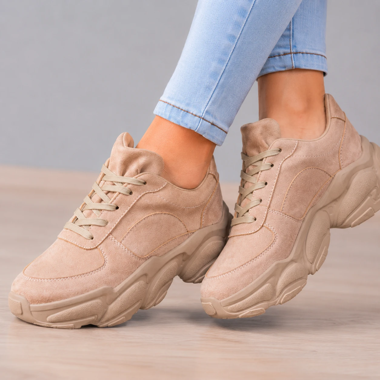 ZAPATILLAS URBANAS MUJER BEL AIR CAMEL - 2