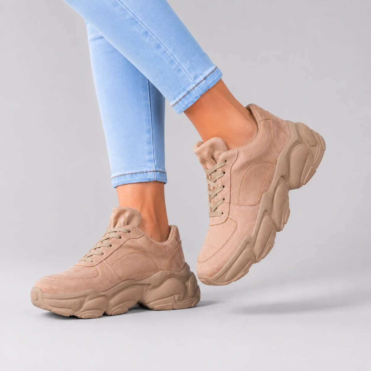 ZAPATILLAS URBANAS MUJER BEL AIR CAMEL - 3