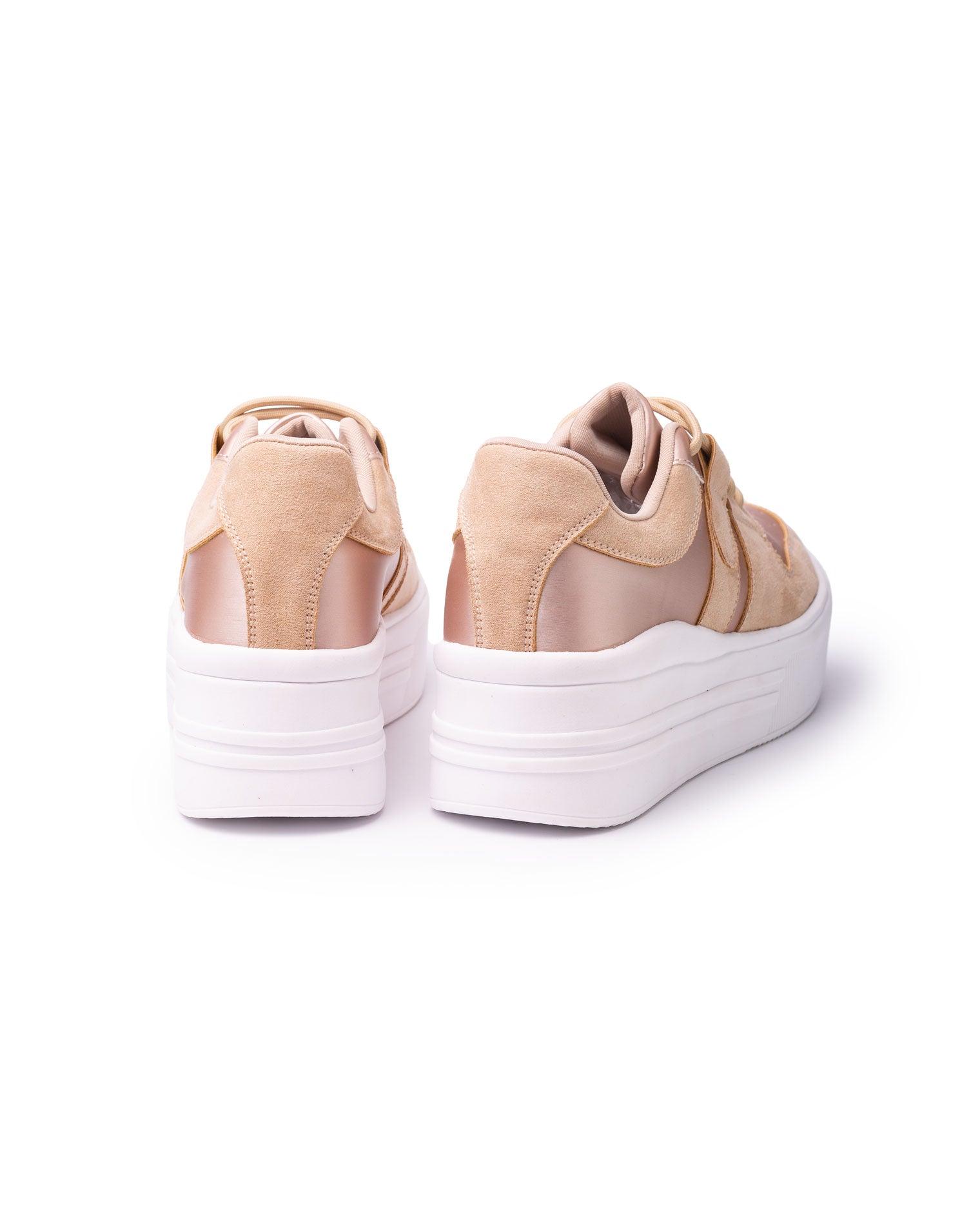 ZAPATILLAS URBANAS MUJER OPORTO DORADO - 2