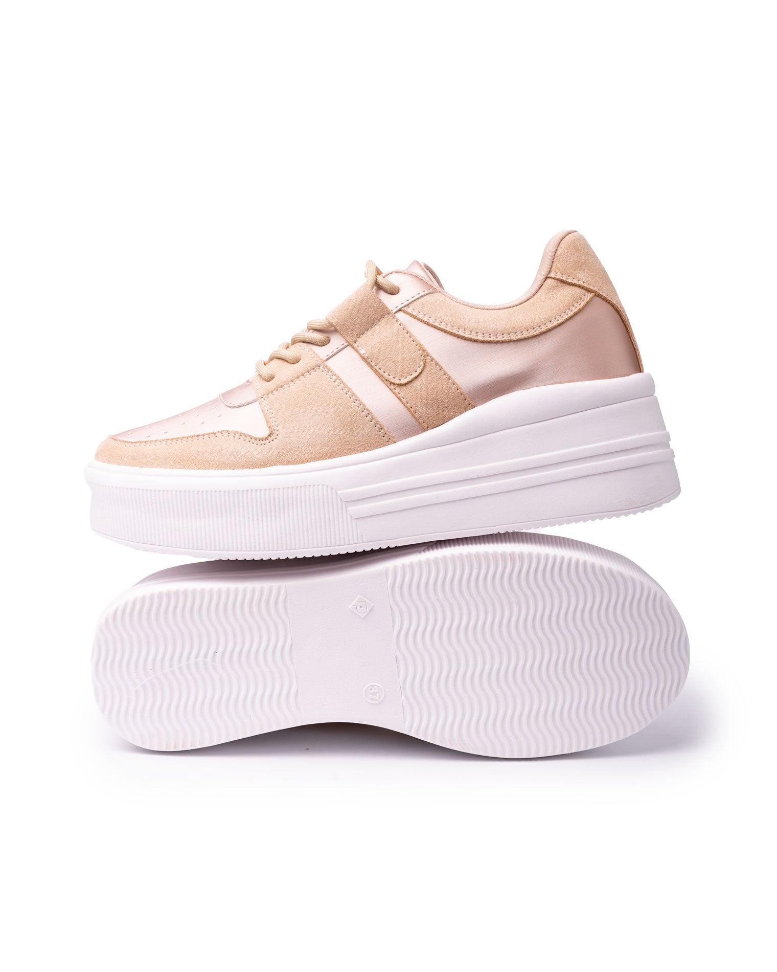 ZAPATILLAS URBANAS MUJER OPORTO DORADO - 4