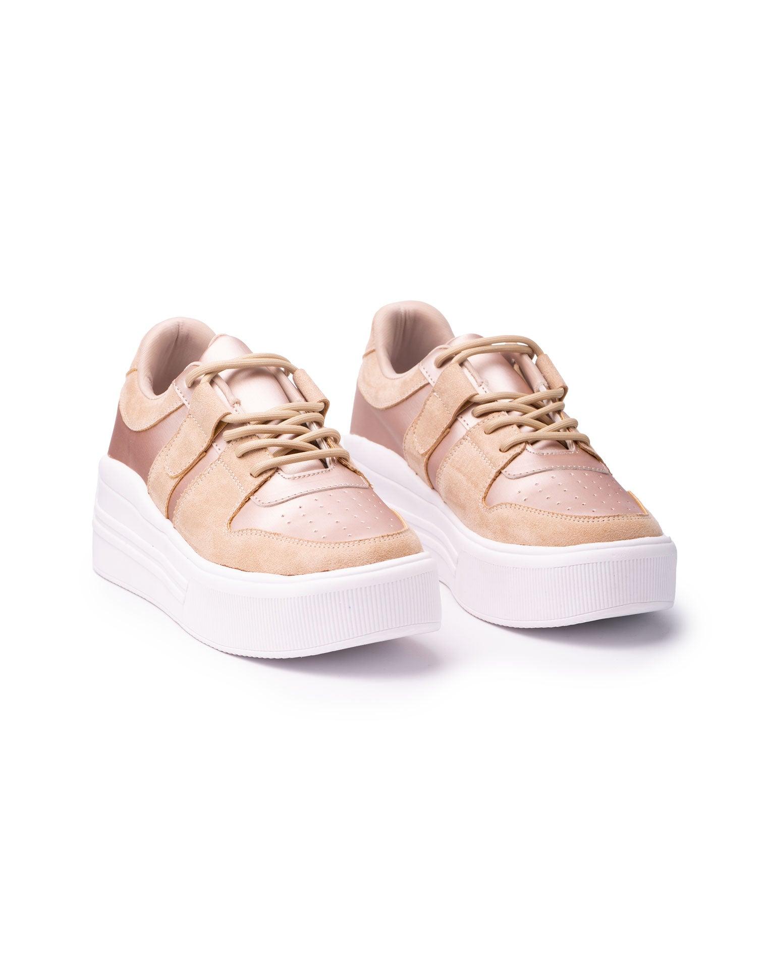 ZAPATILLAS URBANAS MUJER OPORTO DORADO - 5