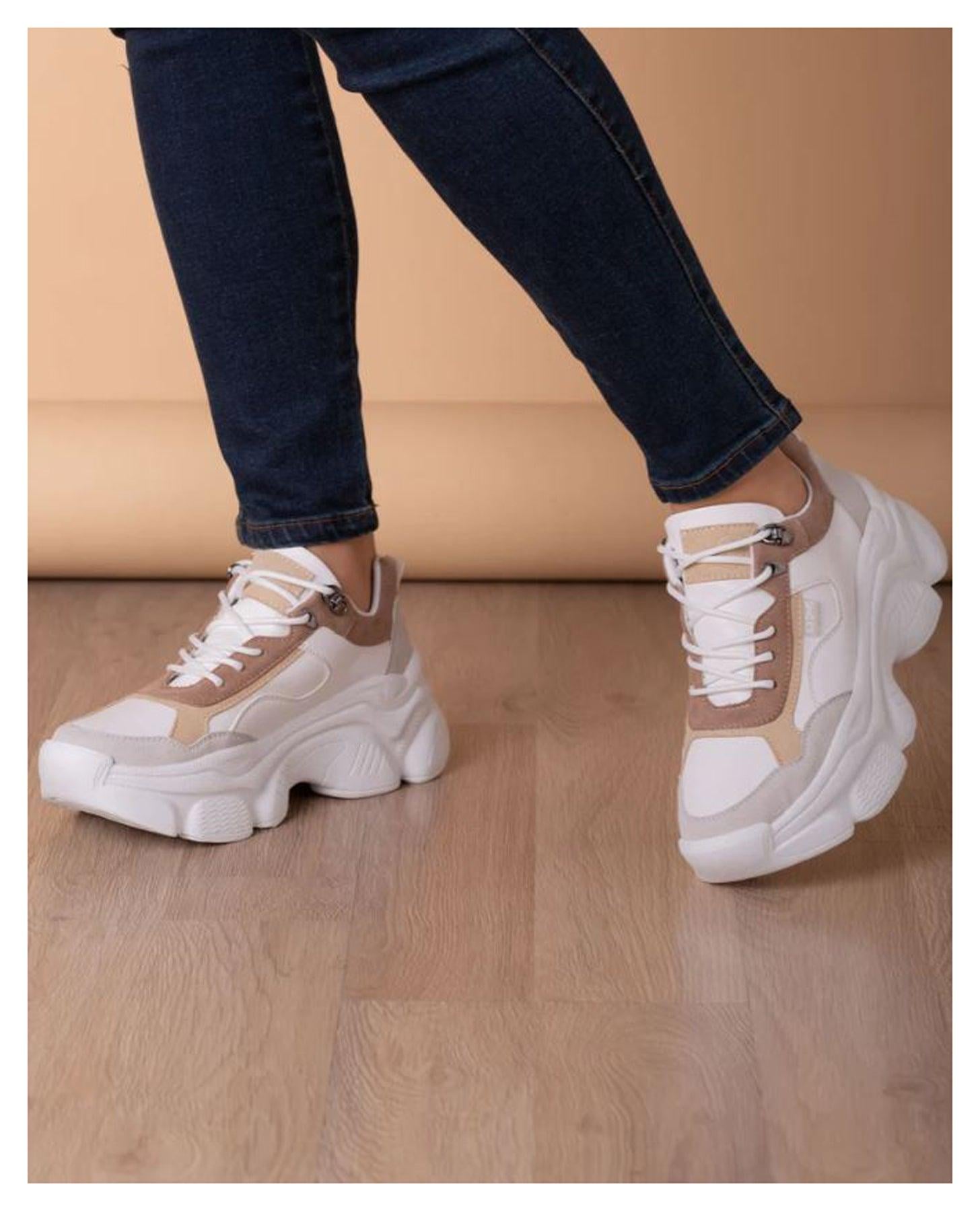 ZAPATILLAS URBANAS MUJER DOBRICH BEIGE - 2