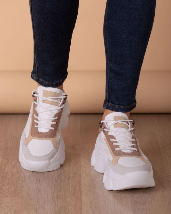 ZAPATILLAS URBANAS MUJER DOBRICH BEIGE - 3