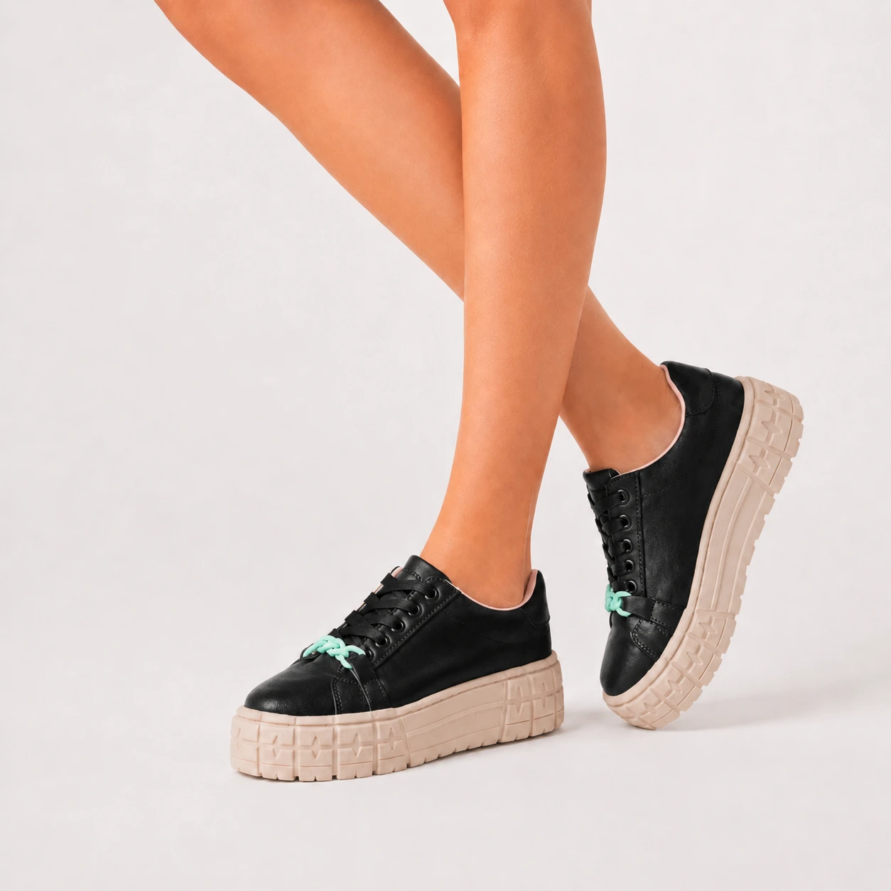 ZAPATILLAS URBANAS MUJER DUBLIN NEGRO - 3