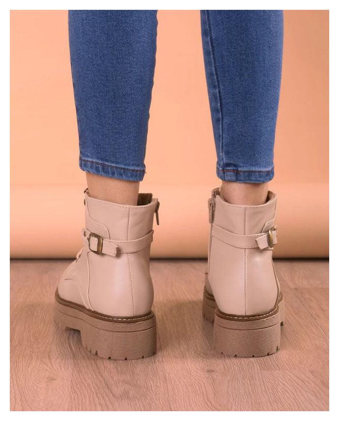 BOTAS MUJER ITAGUA BEIGE - 3