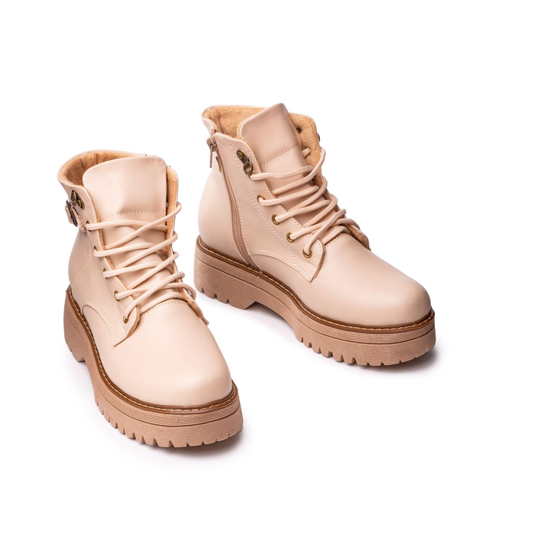 BOTAS MUJER ITAGUA BEIGE - 5