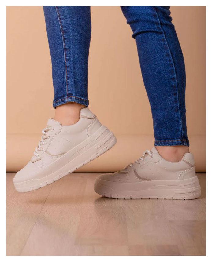 ZAPATILLAS URBANAS MUJER RULES NUDE - 2