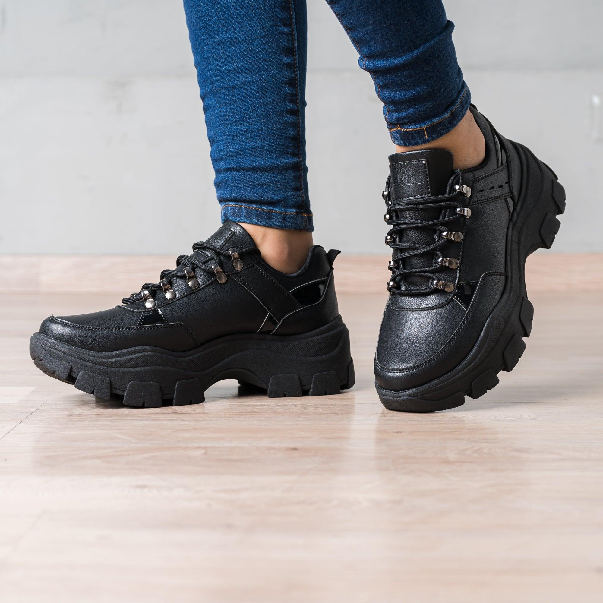 ZAPATILLAS URBANAS MUJER STURGATT NEGRO - 1