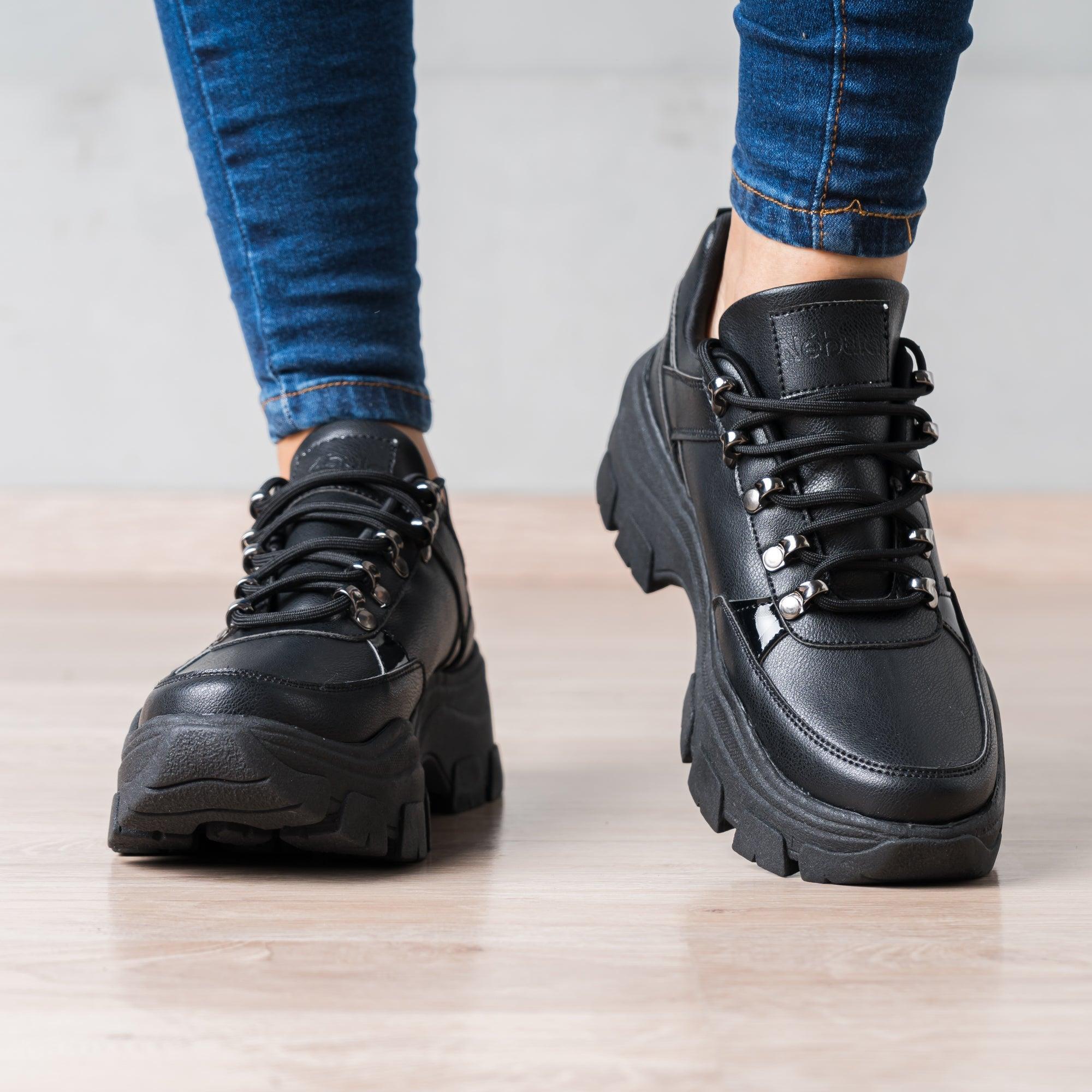 ZAPATILLAS URBANAS MUJER STURGATT NEGRO - 2