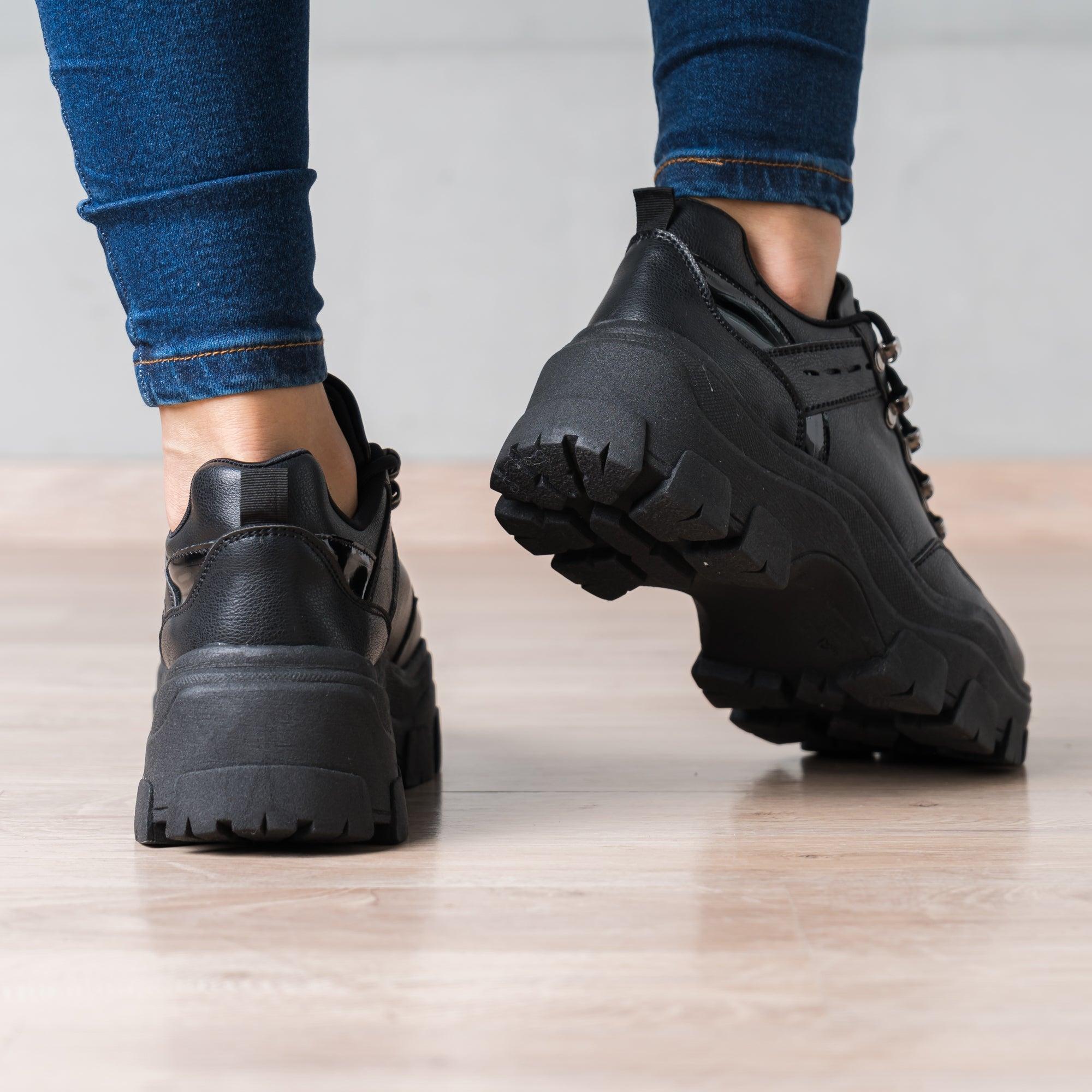 ZAPATILLAS URBANAS MUJER STURGATT NEGRO - 3