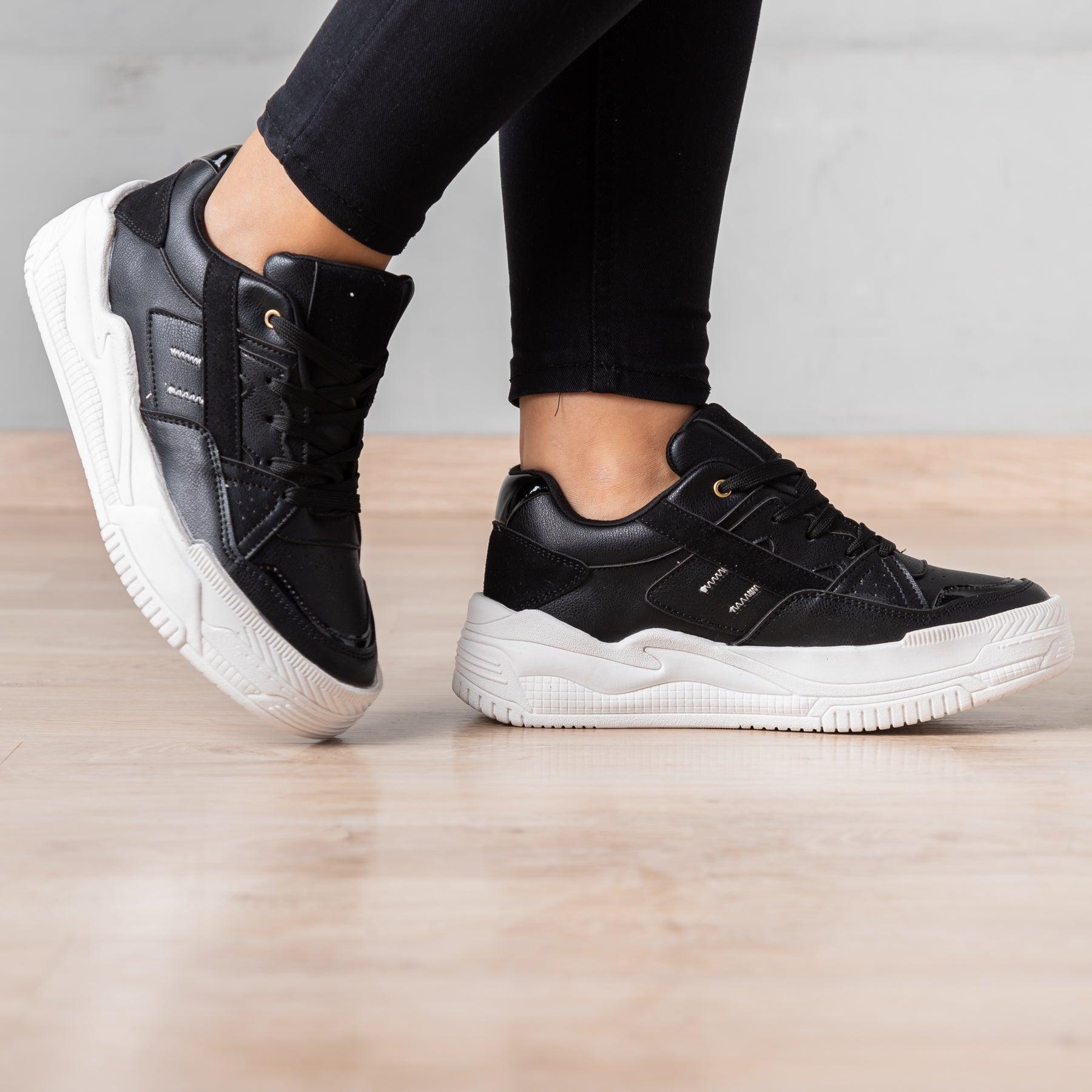 ZAPATILLAS URBANAS MUJER HARDEN NEGRO - 1