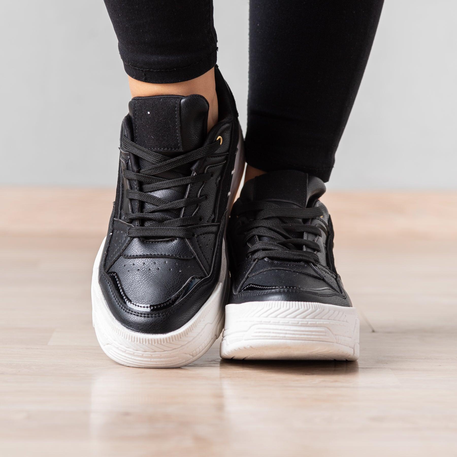 ZAPATILLAS URBANAS MUJER HARDEN NEGRO - 2